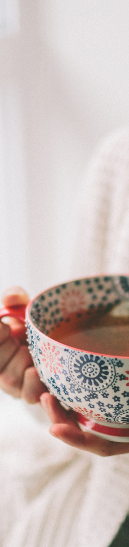 women with tea during holidays