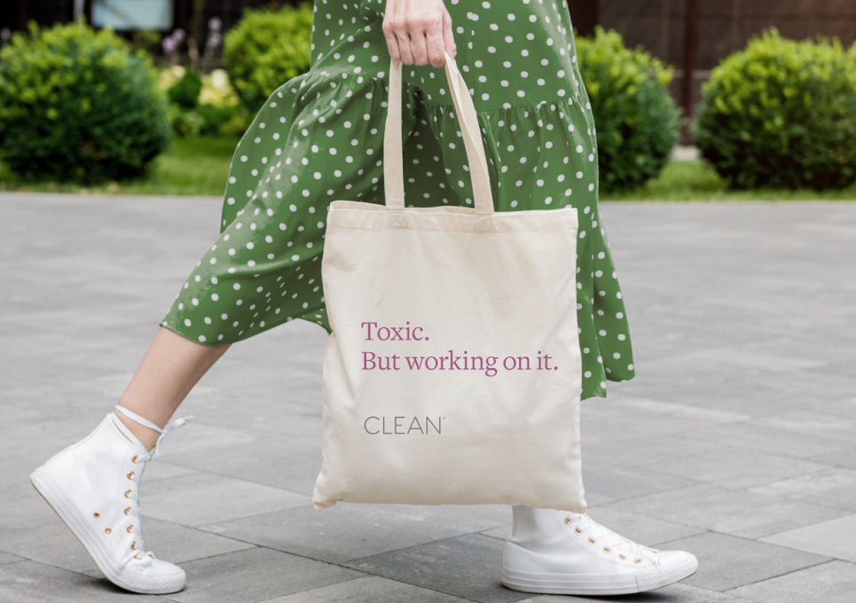 Toxic but working on it tote bag